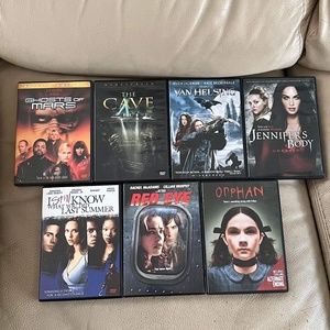 Horror movie bundle DVDs